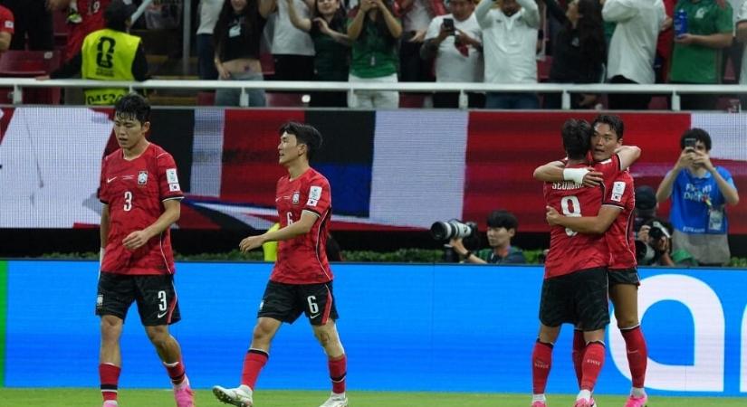 Dél-Korea fordított és 2–1-re nyert a csehek ellen