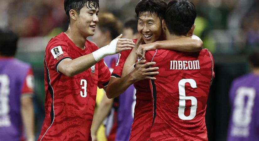 Hátrányból fordítva győzött a csehek ellen Dél-Korea