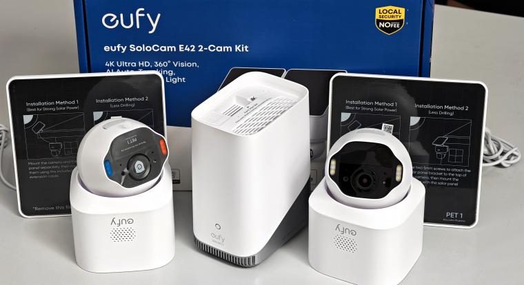 eufy Security SoloCam E42 kit teszt – biztonság AI-jal, kábelek nélkül