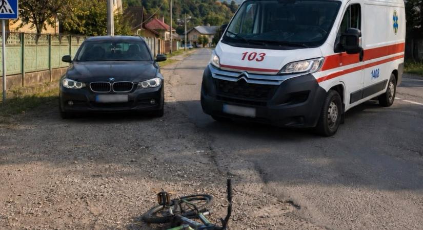 Gyermek sérült meg egy biciklis balesetben Kárpátalján – újra figyelmeztetnek a közlekedési veszélyekre