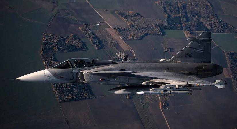 Azonosítatlan repülő lépett Magyarország légterébe, azonnal reagáltak a Gripenek