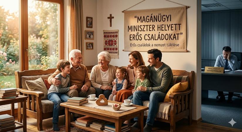 Magánügyi miniszter helyett erős családokat!
