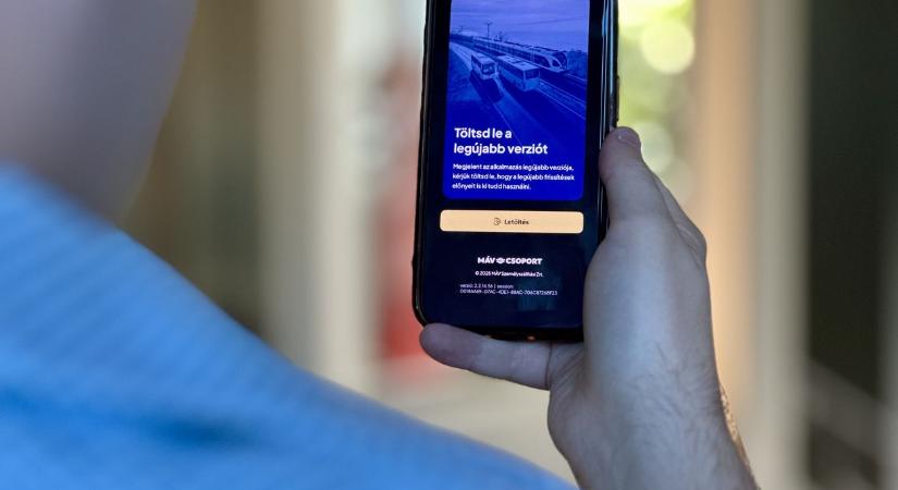 Minden utast érint: megújul a MÁV app, jön az egyszerűbb utazástervezés