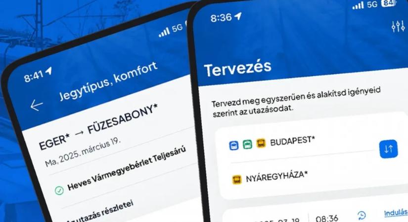Megújult, de teljesen újragondolják a tavaly bevezetett MÁV applikációt