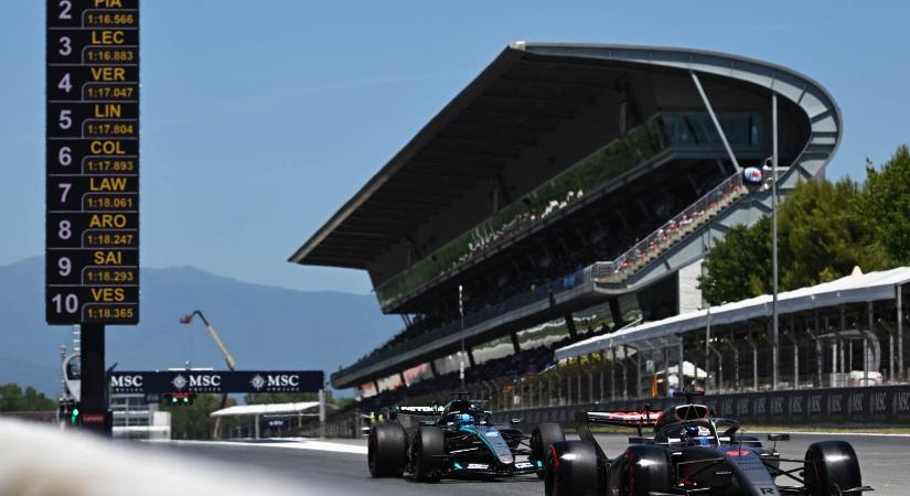 A mezőny harmada kihagyta a barcelonai F1-edzést