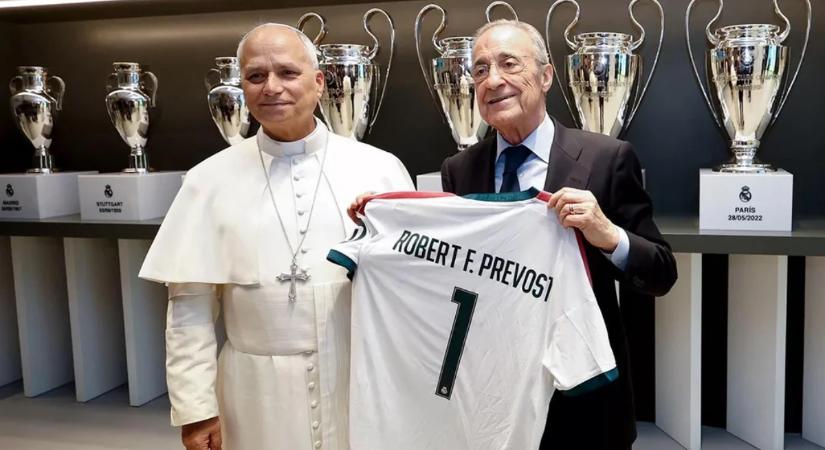 Csúcsigazolás – XIV. Leó pápa a Real Madrid tiszteletbeli tagja lett