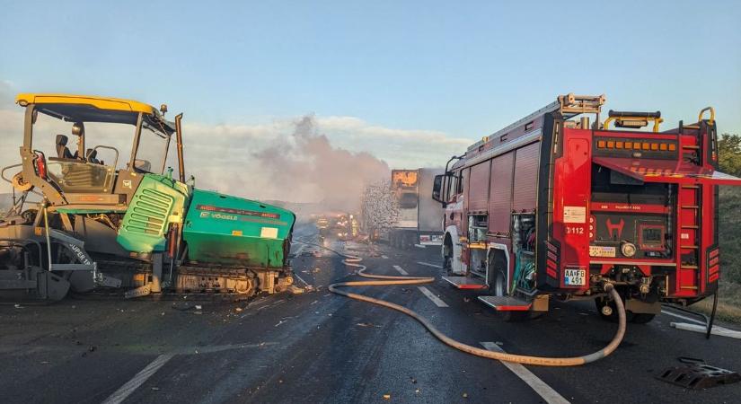 Tragédia az M1-esen: felkavaró videó a baleset helyszínéről