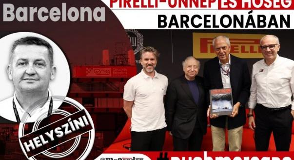 Helyszíni: Pirelli-ünnep és hőség Barcelonában
