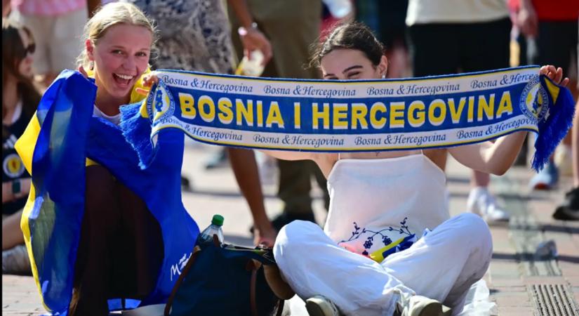 Jovo Lukic gólja után „felrobbant” Szarajevó