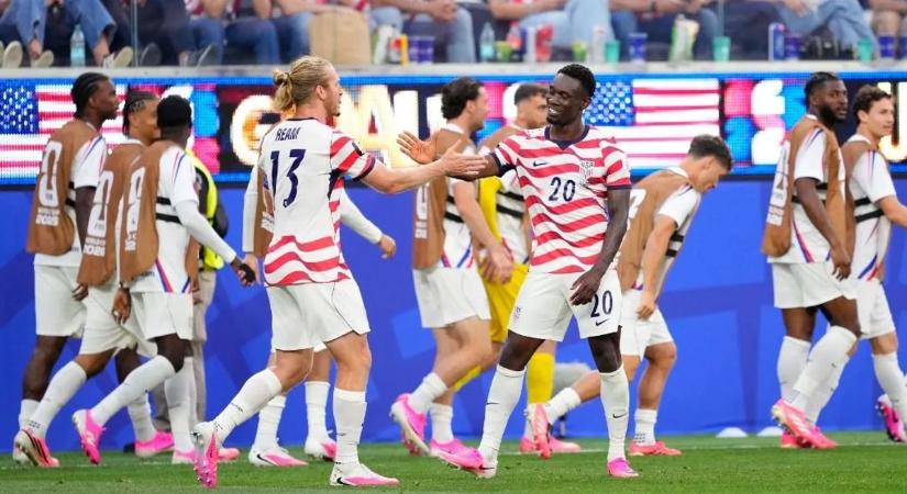 Amerika tombol: csapatuk gólfiesztát tartott a foci-vb-n