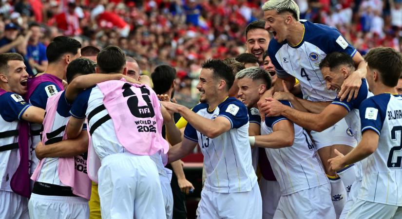 Futball-vb: negyed óra hiányzott a hőstetthez a bosnyákoknak