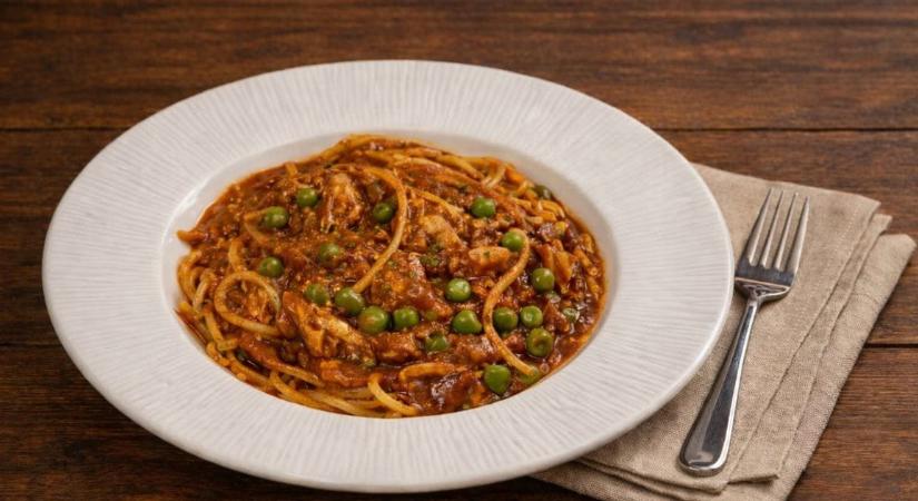 Egy szicíliai fogás: Zöldborsós nyúlpörkölt, spagettivel - mutatjuk a receptet