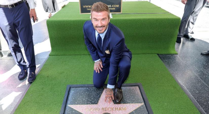 David Beckham is csillagot kapott Hollywoodban, felhördült miatta az internet népe