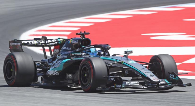 Russell feltámadt, Leclerc hatalmasat bukott, Hamilton pedig csúnyán elrontotta Antonelli buliját Barcelonában