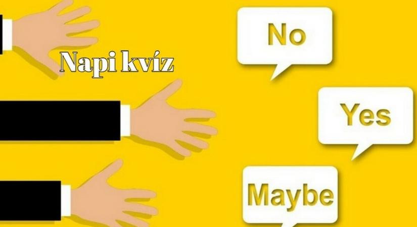 Agykarbantartó kvíz - Ha 10 kérdésből legalább 7-re helyesen válaszolsz, átlagon felüli vagy