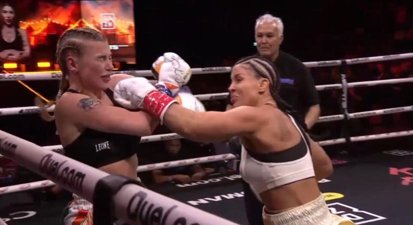 Szabó Franciska első menetes TKO-val nyerte a Misfits Boxingos meccsét, akár címmeccset is kaphat