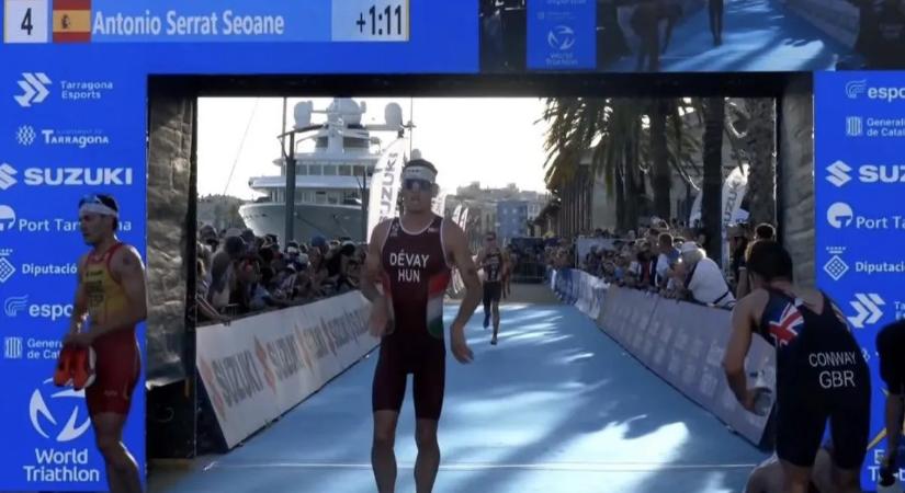 Triatlon Eb: Dévay Márk ötödik, Kropkó Márta hatodik