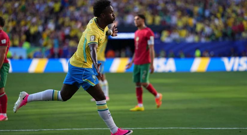 Fél óráig lefutballozták Brazíliát, de Vinícius villanása elegendő volt a Marokkó elleni vb-döntetlenhez
