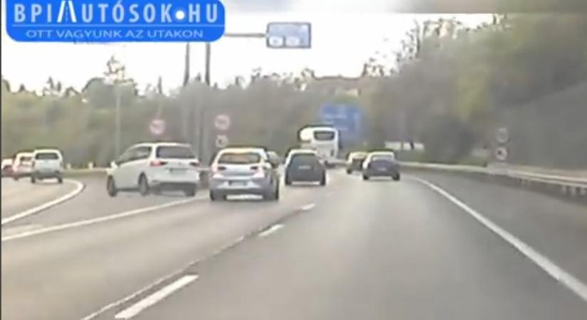 Last minute Balaton - hajmeresztő manőver az autópályán