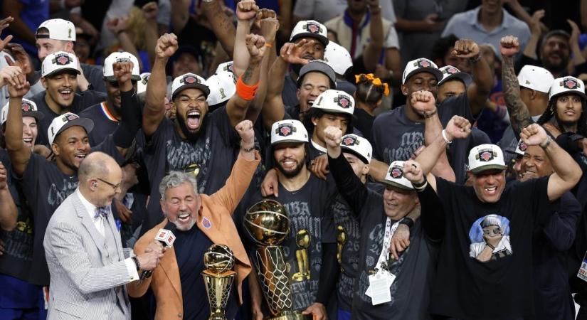 Itt az újabb nagy fordítás, 53 év után bajnok ismét a Knicks