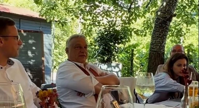 „Van igazi miniszterelnök, üldözze azt” – kiáltotta Orbán Viktor Szabó Bálintnak, majd sörözött egyet a kongresszus után