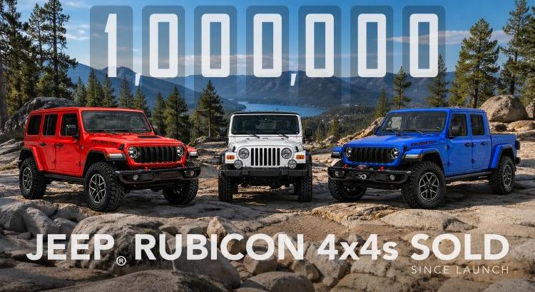 Egymillió Jeep Rubicon jelzi a mai valódi terepes örökséget