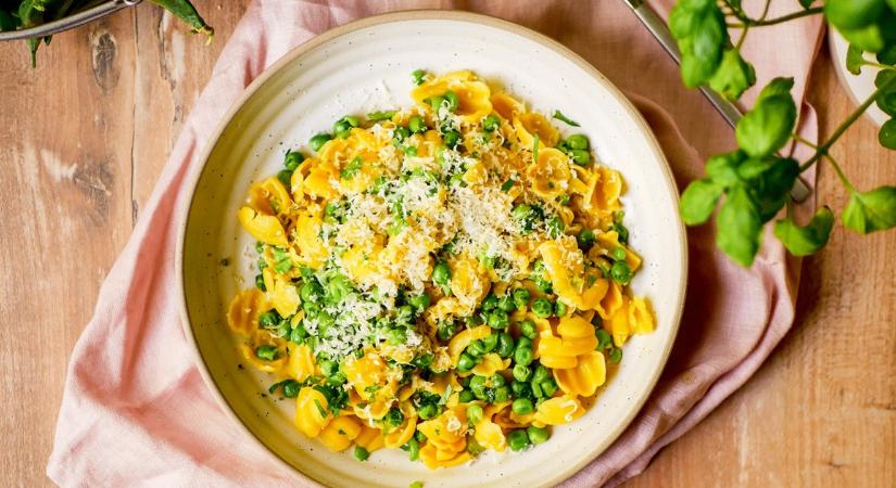 Annuskám: Nyár a tányéron – parmezános borsós tészta recept