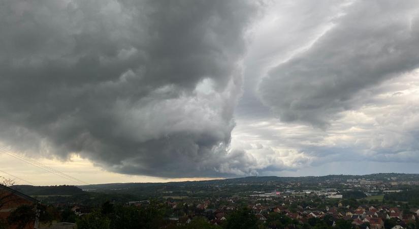 Széllökéssel együtt jöhet a jég, sárga riasztást adtak ki Zalára!