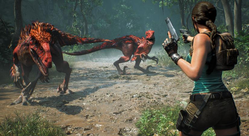Ettől leesik az állad, ennyit változott a T-Rexes üldözés az új Tomb Raiderben