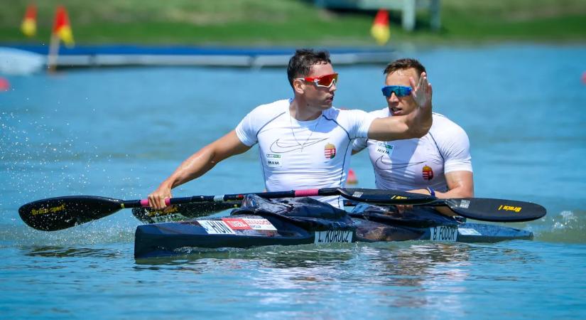 Kajak-kenu Eb: két ezüst és egy bronz az olimpiai páros számokban