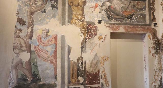 Tizenhatodik századi freskókat fedeztek fel Giacomo Leopardi szülőházában
