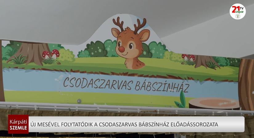 Új mesével folytatódik a Csodaszarvas Bábszínház előadássorozata (videó)