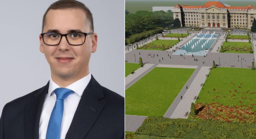 “Ez az Egyetem parkja” – megvédte a sokat bírált látványterveket a fideszes képviselő