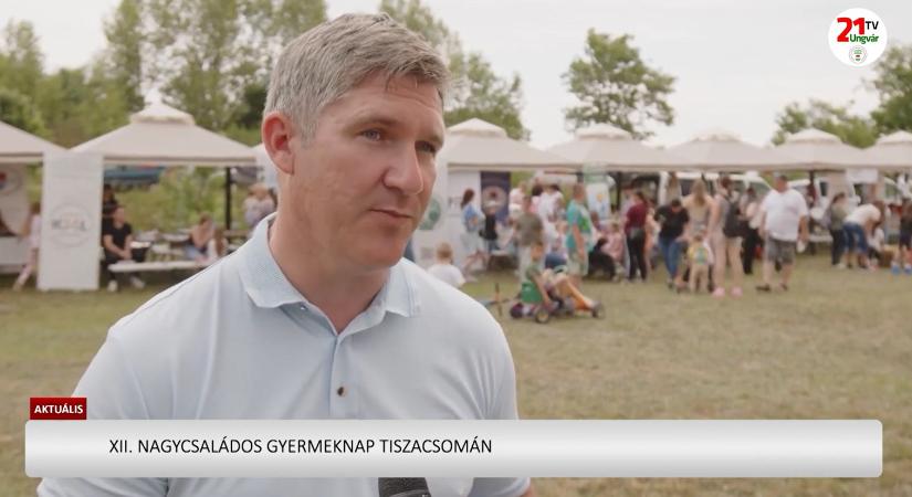 Aktuális (2026.06.14) - XII. Nagycsaládos Gyermeknap Tiszacsomán (videó)