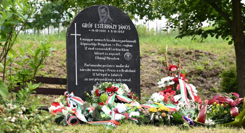 Esterházy Jánosra emlékeztek a morvaországi Mírovban