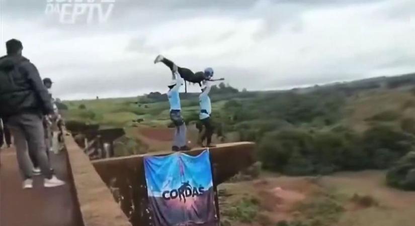 Halálos kimenetelű bungee jumping: biztonsági kötél nélkül dobtak le egy 21 éves nőt a 40 méteres hídról (VIDEÓ)