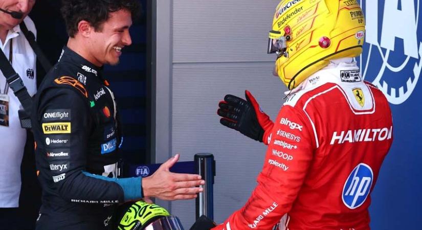 Norris: A Ferrari és a Mercedes gyorsabb volt ma nálunk…
