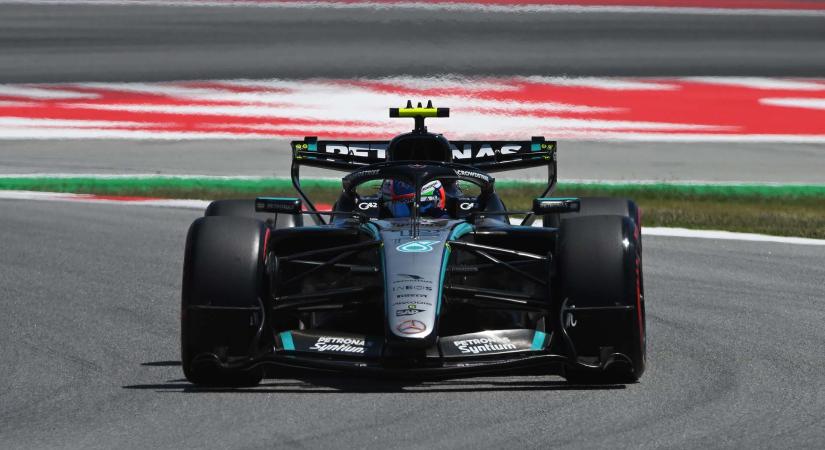 A Mercedes elárulta, mi okozta Antonelli barcelonai kiesését