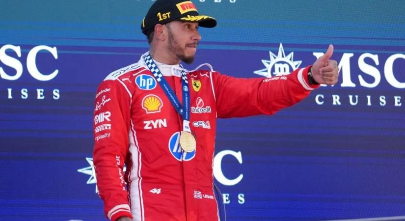 „Ez most teljesen más” – Lewis Hamilton elérzékenyült az első Ferrari-győzelme után