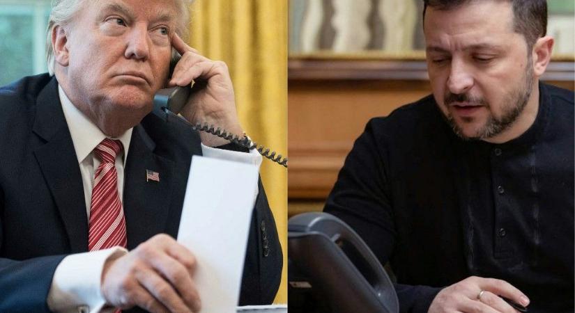 Zelenszkij vasárnap telefonon beszélt Trumppal