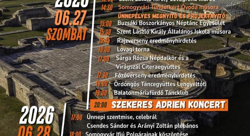 Szent László Napok Somogyváron három napon át