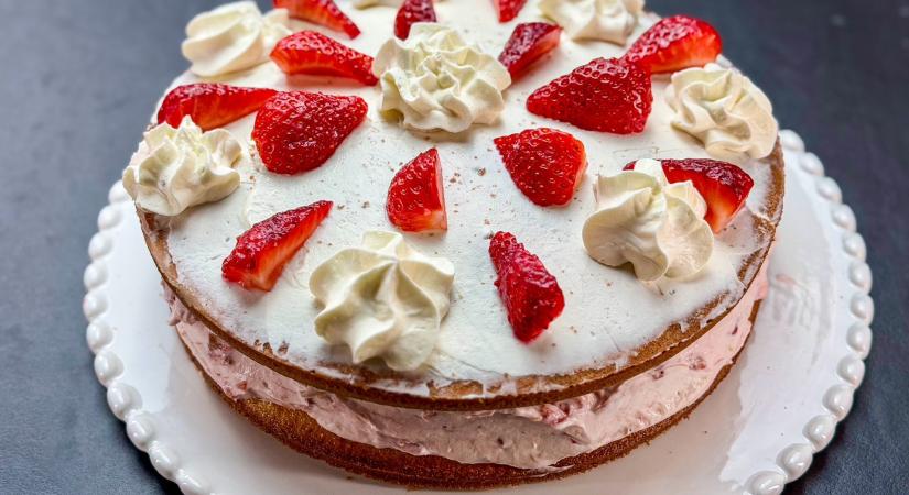 Epres, rebarbarás torta