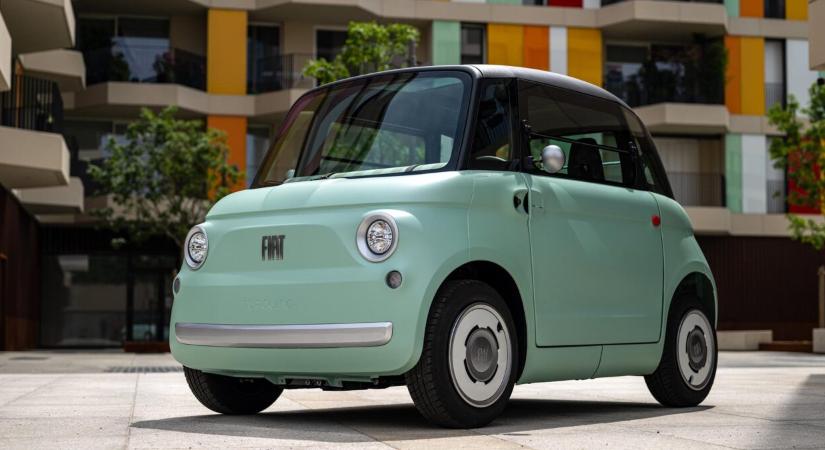 Megérkezett a magyar utakra a Fiat elektromos mopedautója, a Topolino