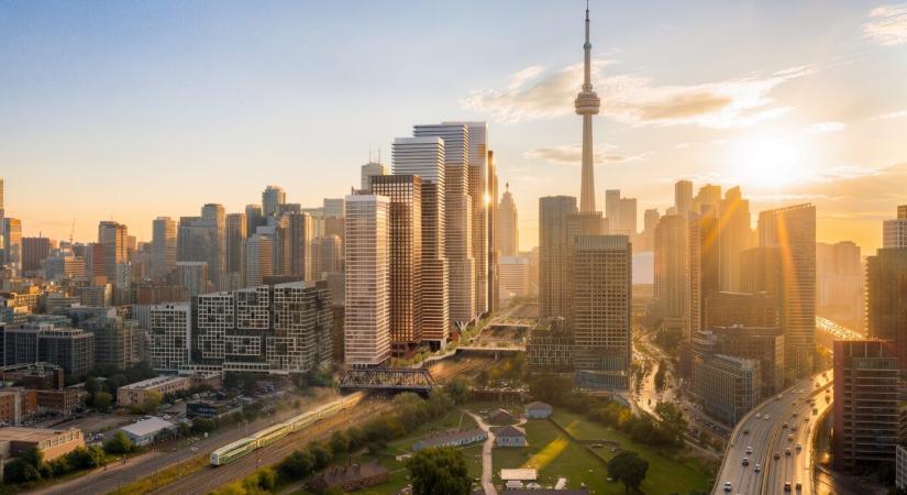 Gigantikus teraszt kap Toronto, ahonnan a város ikonikus tornya is látszik majd