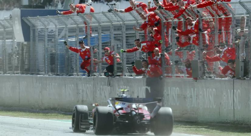 686 nap után vissza a csúcsra: Hamilton először nyert a Ferrarival! Antonelli kiesett Spanyolországban!