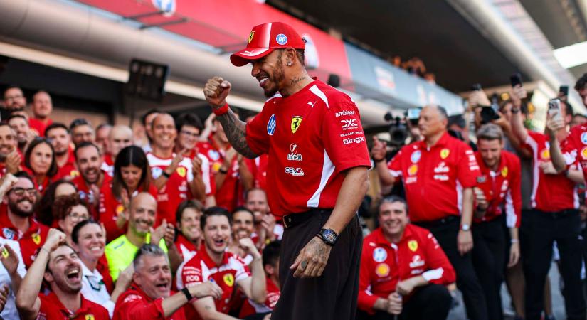 Elkann megható üzenetben méltatta Hamilton első ferraris győzelmét