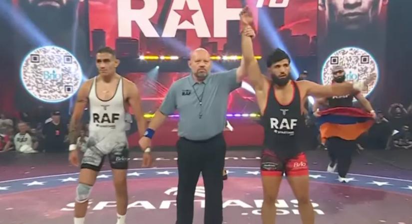 Arman Tsarukyan kétszer is a földhöz csapta Tony Fergusont a RAF 10 gálán