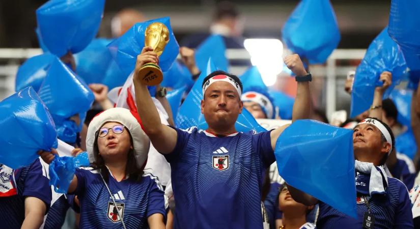 Ez a vb sem telik el szemetet szedő japán szurkolók nélkül