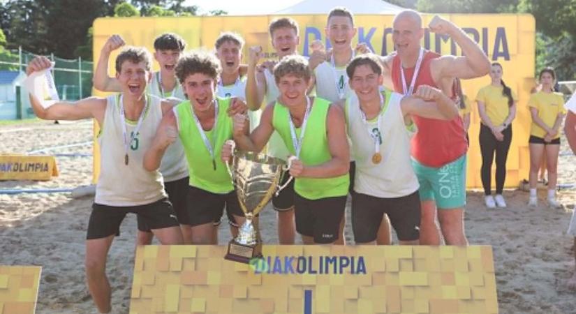 Duplázott a győri Apor-iskola a strandkézilabda diákolimpián