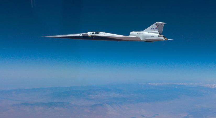 Átlépte a hangsebességet a NASA repülőgépe
